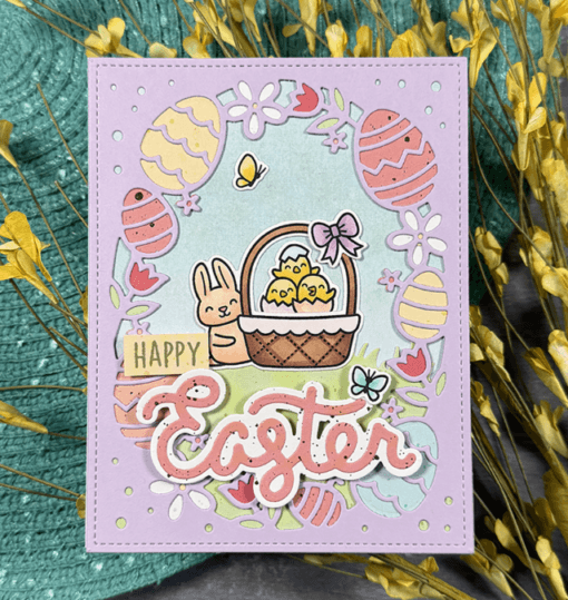 Troquel Fondo - Easter Egg Backdrop - Lawn Fawn - Image 2